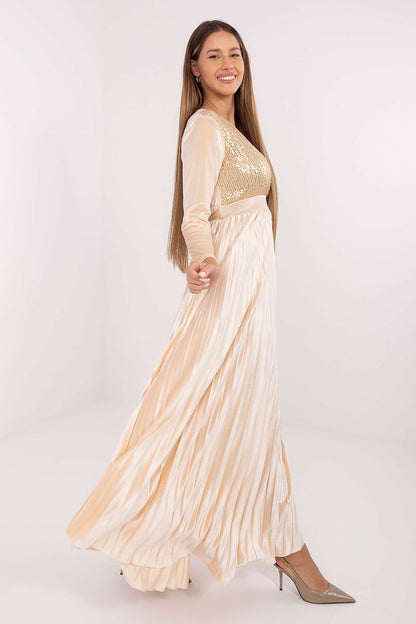  Sukienka Model IT-SK-16919.04P Light Beige - Italy Moda 