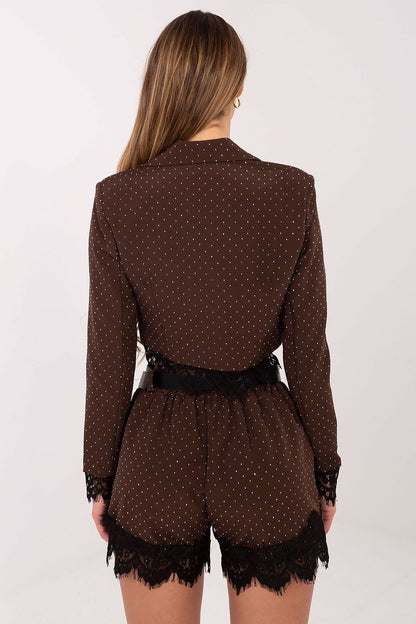   Marynarka Model IT-MA-FL9972-1.92 Brown - Italy Moda 