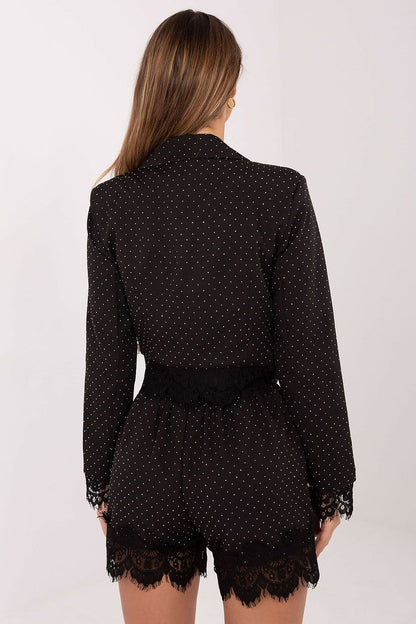   Marynarka Model IT-MA-FL9972-1.92 Black/Silver - Italy Moda 