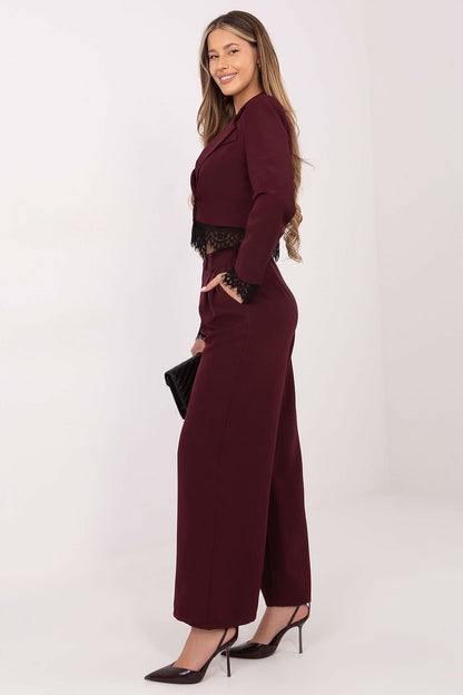   Marynarka Model IT-MA-FL9972.72 Bordo - Italy Moda 