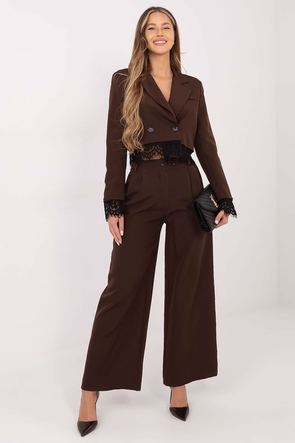   Marynarka Model IT-MA-FL9972.72 Brown - Italy Moda 