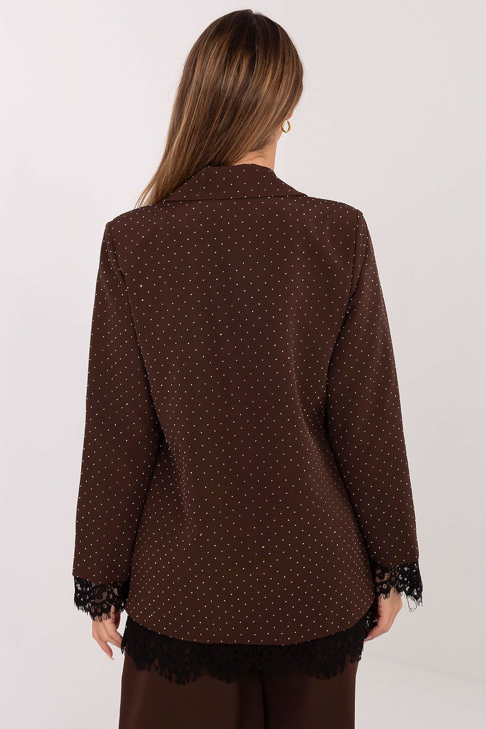   Marynarka Model IT-MA-FL9916-1.07P Brown - Italy Moda 