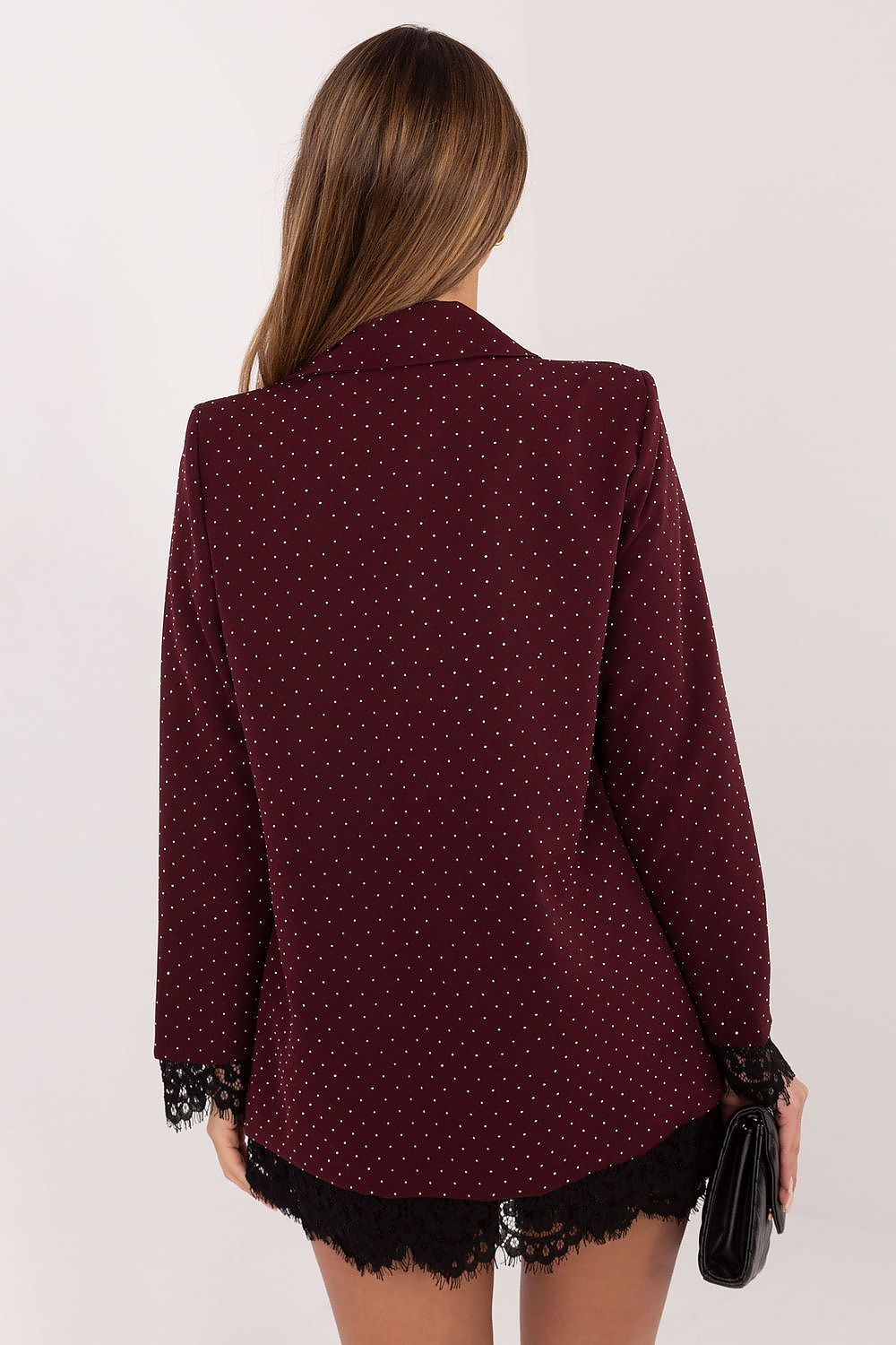   Marynarka Model IT-MA-FL9916-1.07P Bordo - Italy Moda 