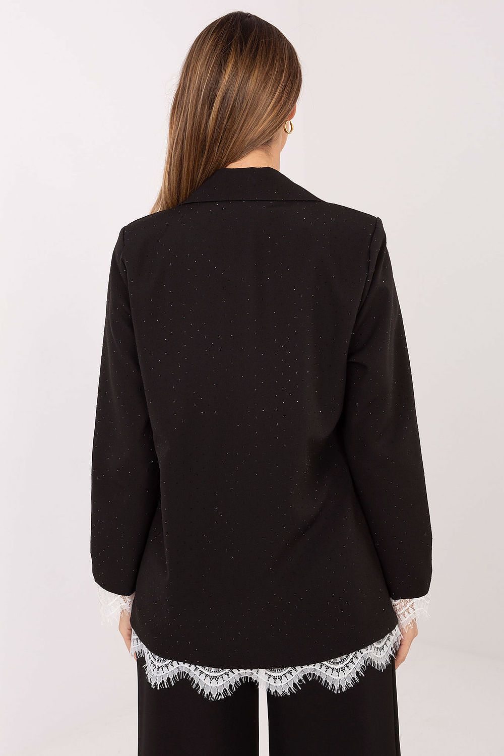   Marynarka Model IT-MA-FL9916-2.12P Black - Italy Moda 
