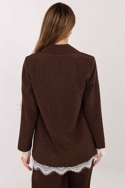   Marynarka Model IT-MA-FL9916-2.12P Brown - Italy Moda 