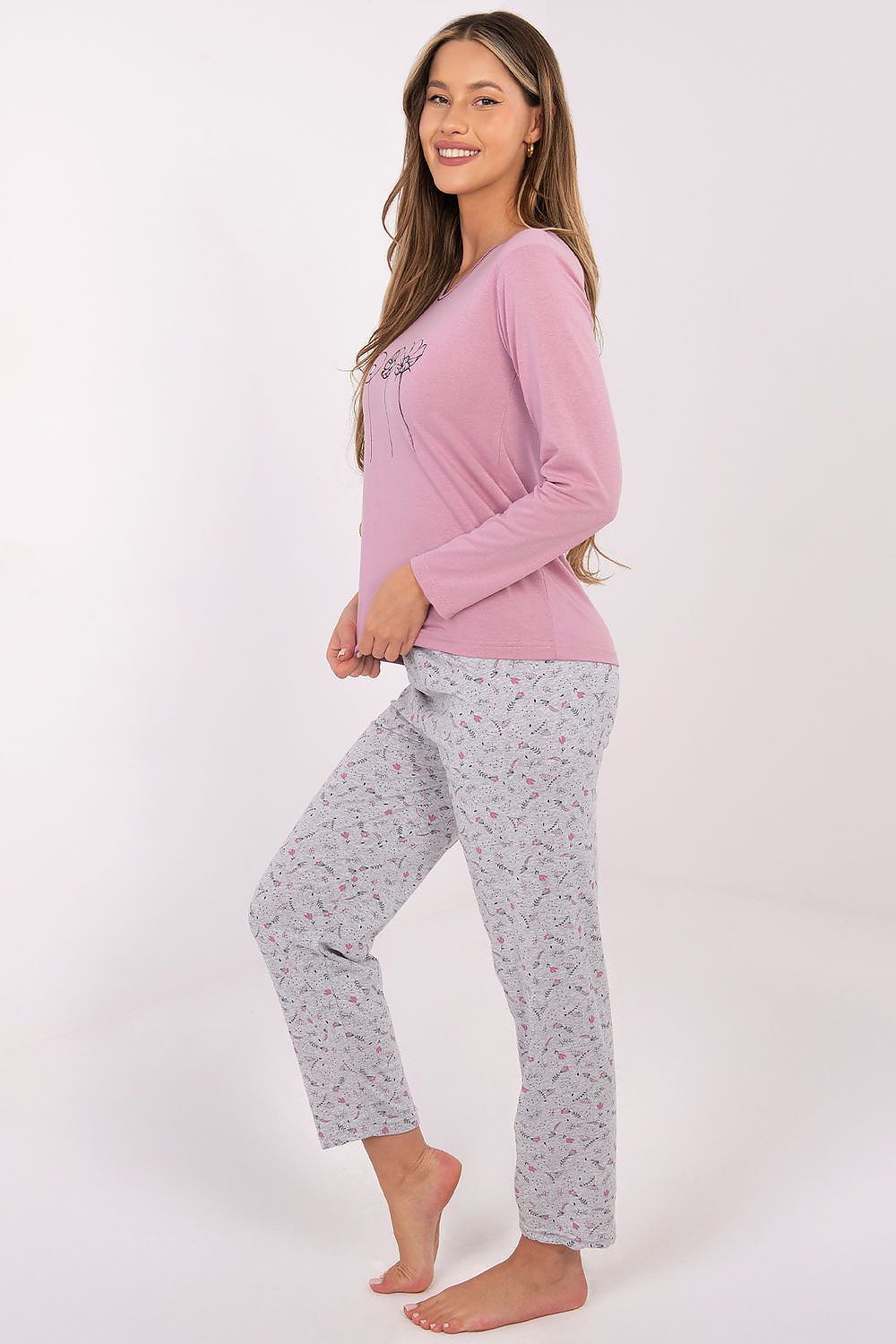  Piżama Damska Model DU-PI-FP-003.99P Dark Pink - Forever Pink 