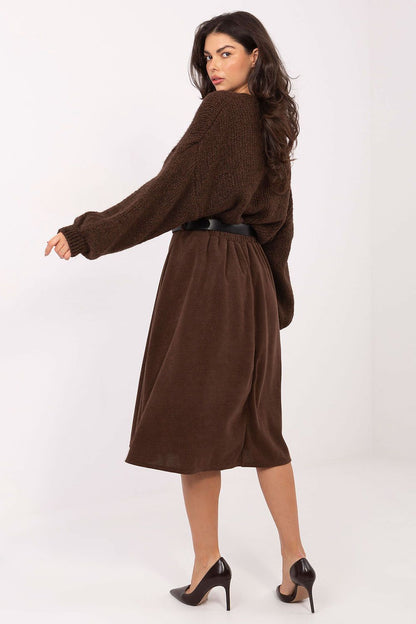  Spódnica Model IT-SD-FL9838.49 Brown - Rue Paris 