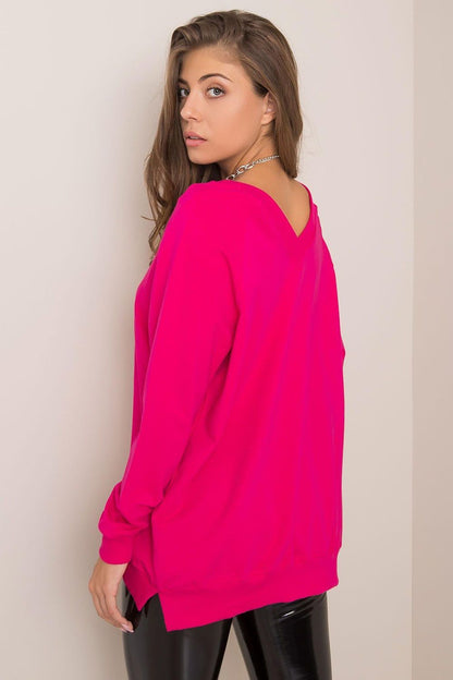   Bluza Damska Model RV-BL-5850.11X Fuksja - Rue Paris 