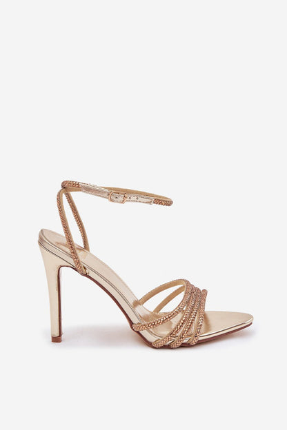  Sandały Model Rosavie SQC-242 Gold - Step in style 