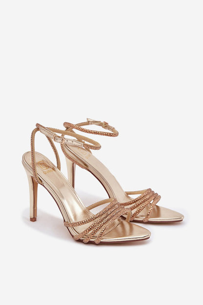 Sandały Model Rosavie SQC-242 Gold - Step in style 