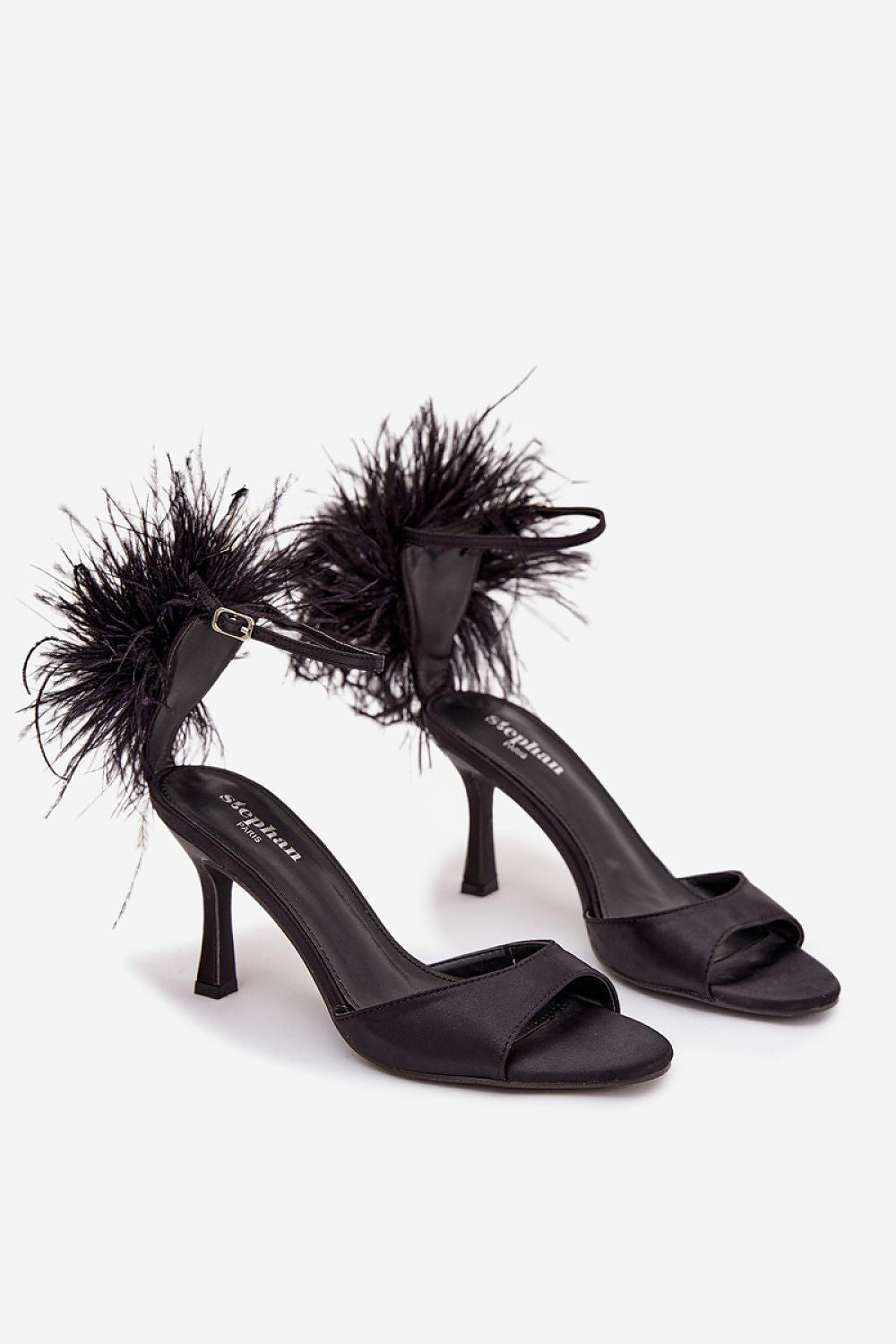  Sandały Model Caelina P-1474 Black - Step in style 