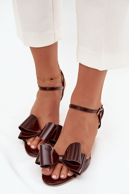  Sandały Model Noliva P-1464 Czekolada - Step in style 