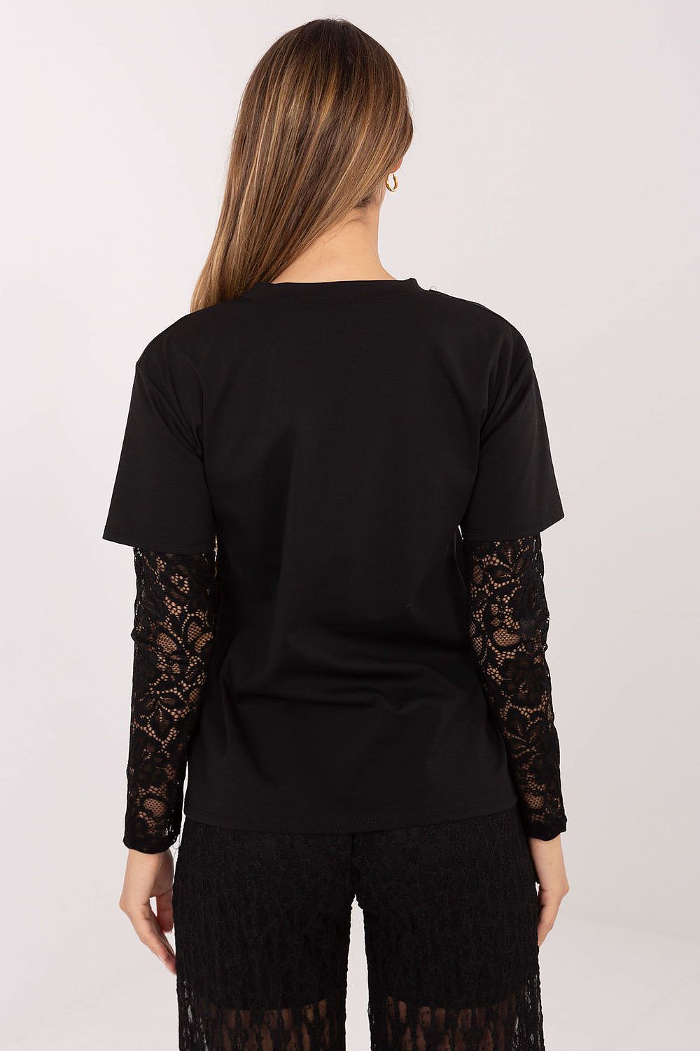   Bluzka Model MI-BZ-4227.61 Black - Italy Moda 