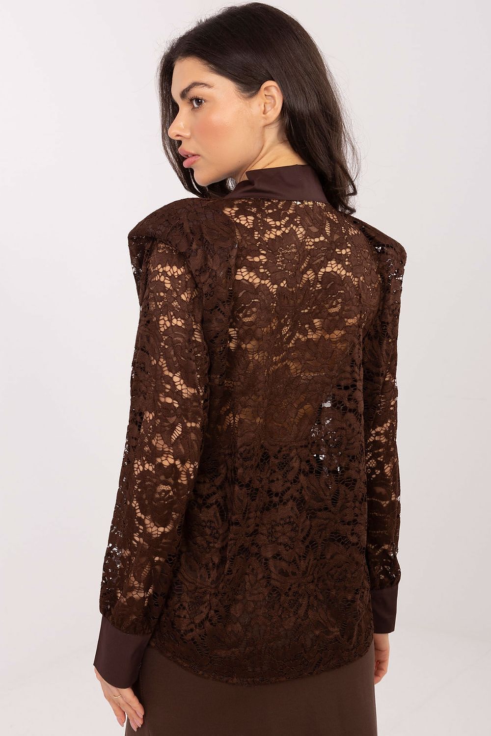   Koszula Damska Model IT-KS-21999.50 Brown - Italy Moda 