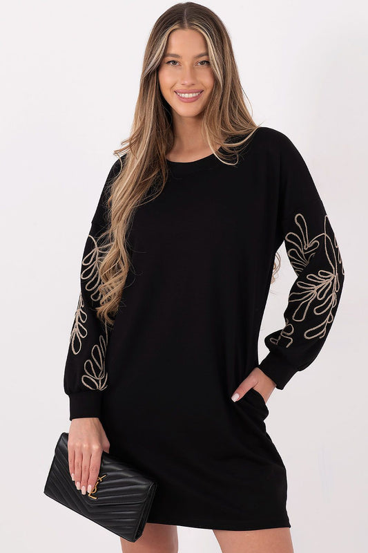  Sukienka Model RV-SK-A1064.95 Black - Rue Paris 