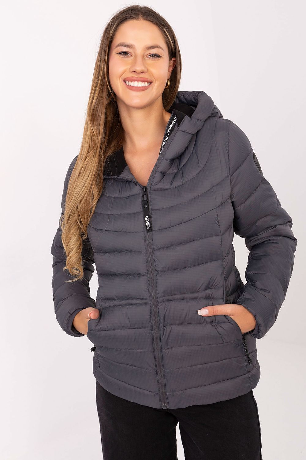   Kurtka Damska Model D50092XB44554A3 Grafit - Sublevel 