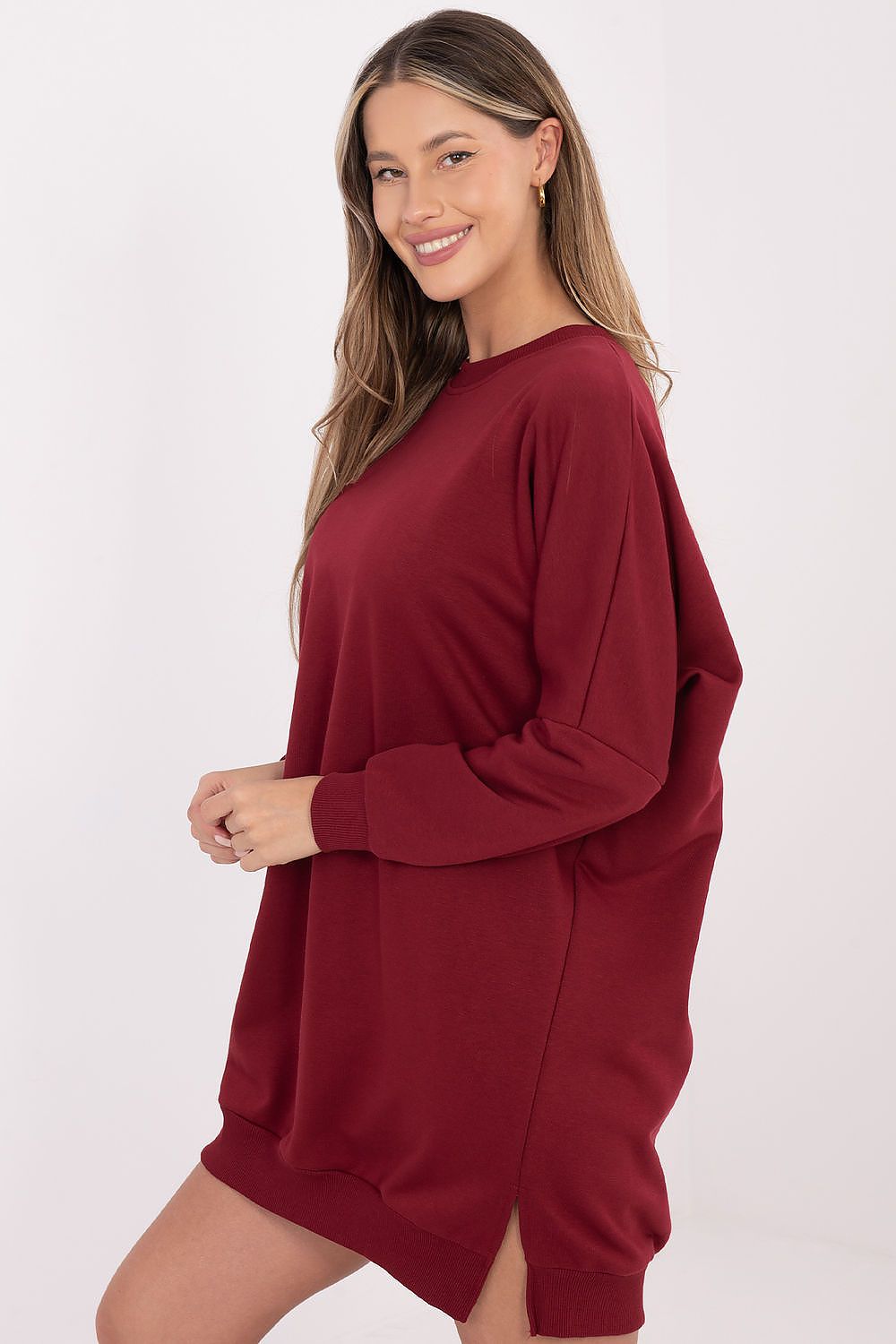  Sukienka Model RV-SK-6019.67 Bordo - Relevance 