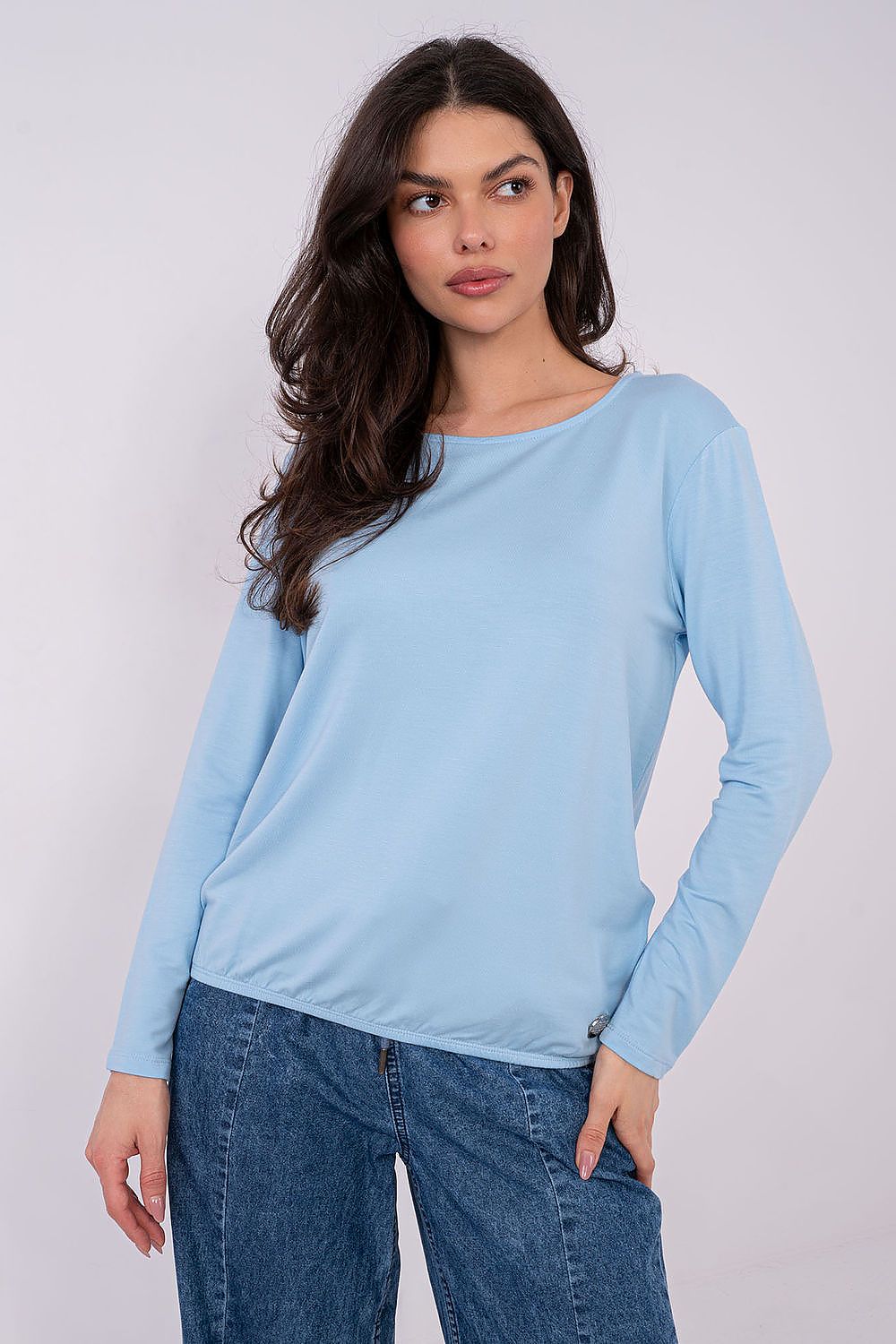   Bluzka Model RV-BZ-A-160.19P Light Blue - Relevance 