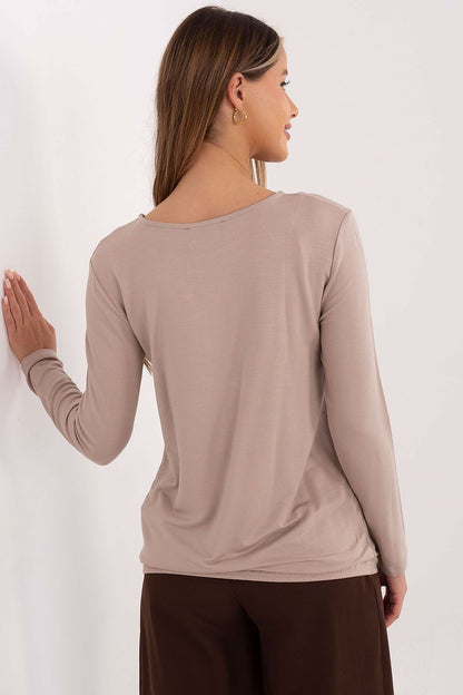   Bluzka Model RV-BZ-A-160.19P Dark Beige - Relevance 