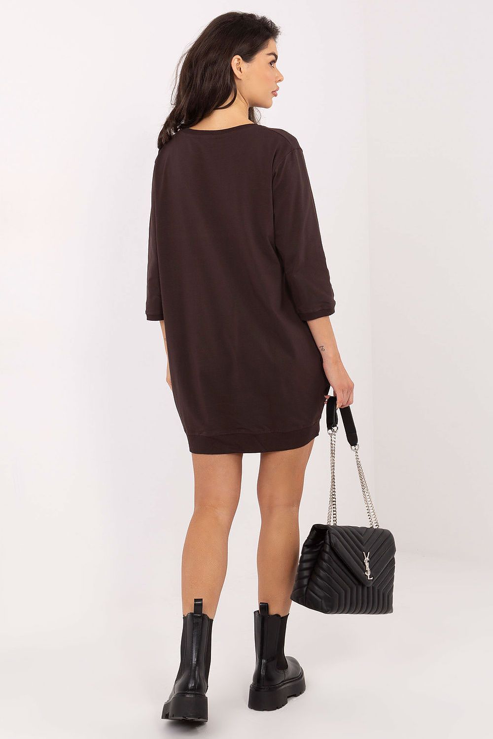  Sukienka Model RV-SK-6839.95 Dark Brown - Relevance 