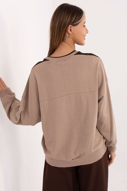  Bluza Damska Model RV-BL-A940.60 Dark Beige - Relevance 
