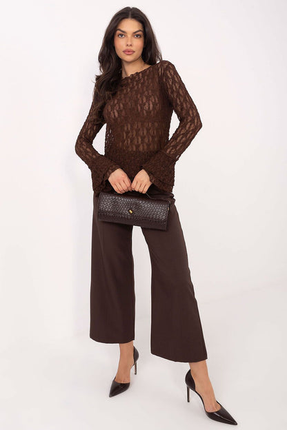   Bluzka Model IT-BZ-9970.97 Brown - Italy Moda 