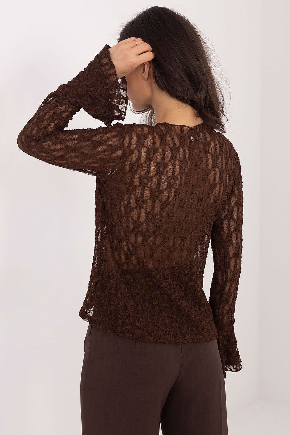   Bluzka Model IT-BZ-9970.97 Brown - Italy Moda 