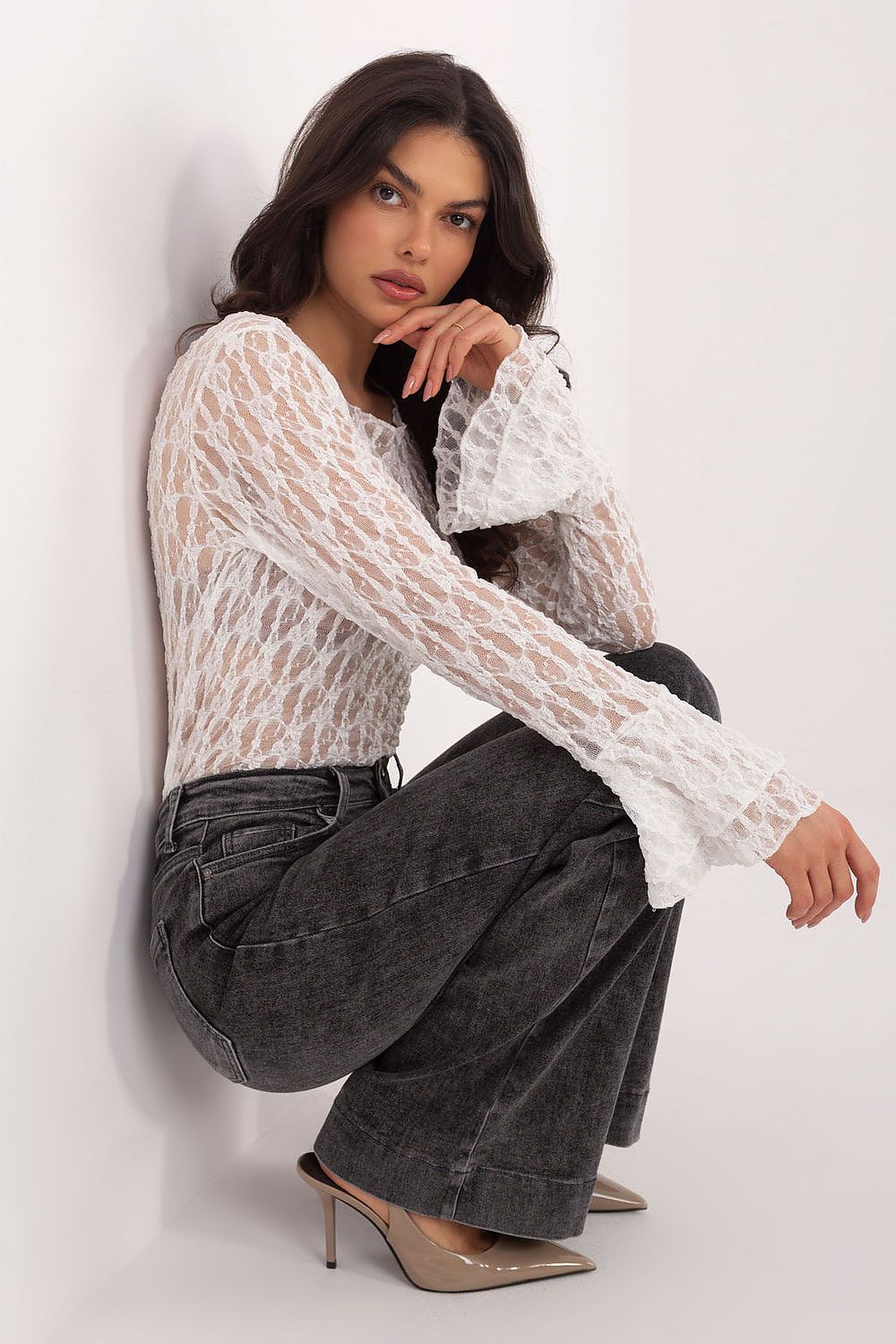   Bluzka Model IT-BZ-9970.97 White - Italy Moda 