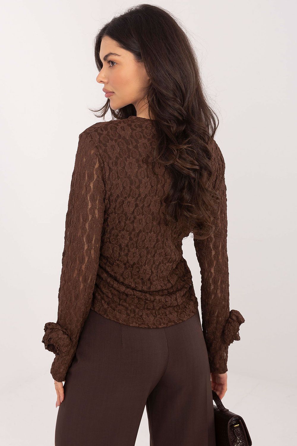   Bluzka Model IT-BZ-9950.79 Brown - Italy Moda 