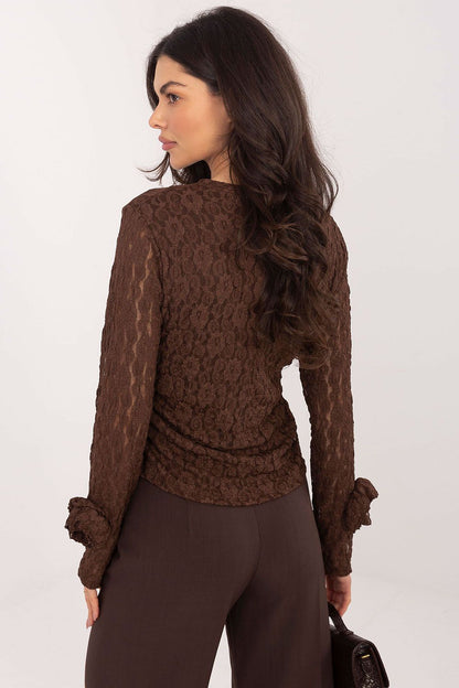   Bluzka Model IT-BZ-9950.79 Brown - Italy Moda 