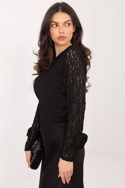   Bluzka Model IT-BZ-9950.79 Black - Italy Moda 