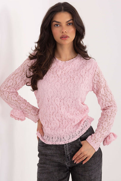   Bluzka Model IT-BZ-9950.79 Light Pink - Italy Moda 