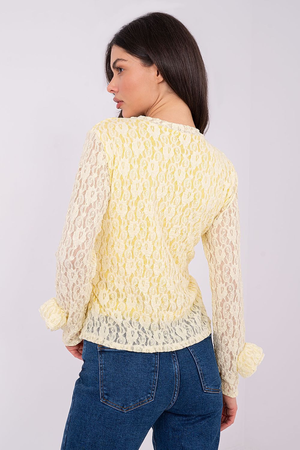   Bluzka Model IT-BZ-9950.79 Light Yellow - Italy Moda 