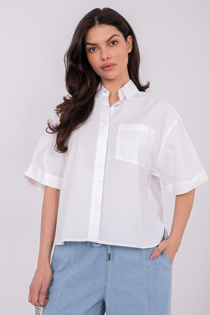   Koszula Damska Model D70089M11339A White - Sublevel 