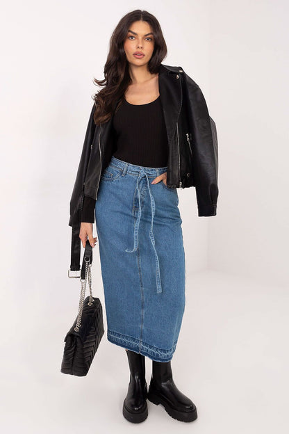  Spódnica Model D80030BI50248L211 Blue - Sublevel 