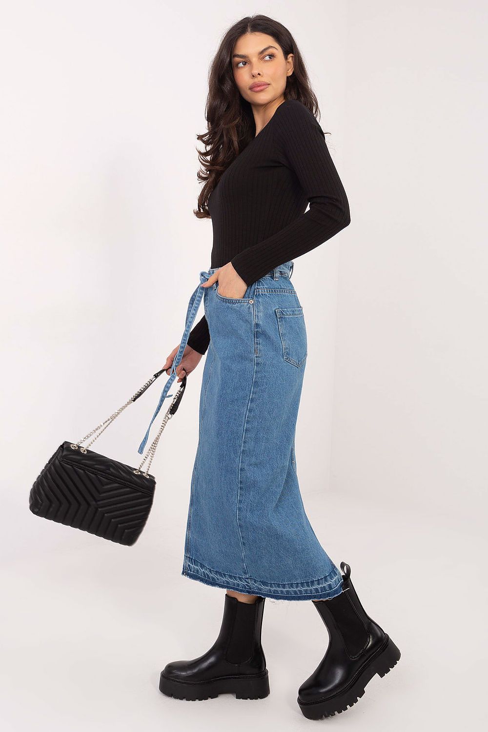  Spódnica Model D80030BI50248L211 Blue - Sublevel 