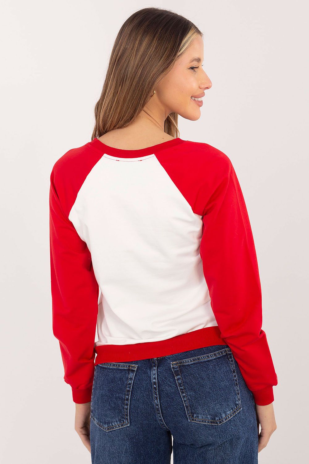   Bluza Damska Model DS-BL-1111.06P Red - Rue Paris 
