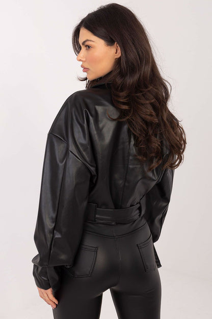   Kurtka Damska Model IT-KR-FL9609.95 Black - Rue Paris 