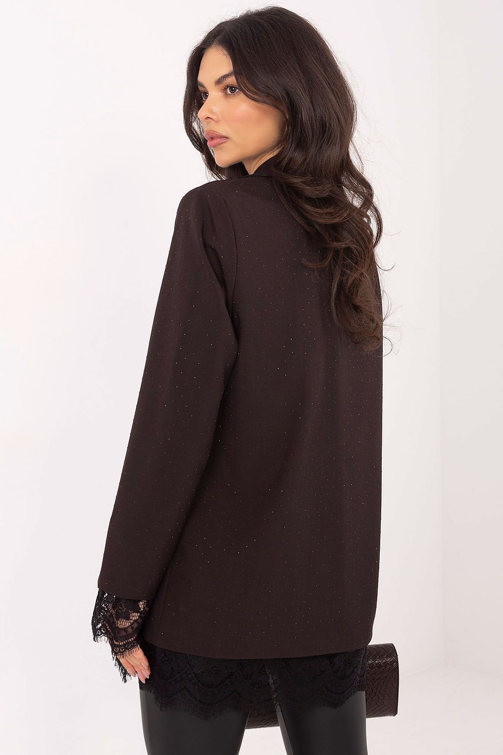   Marynarka Model IT-MA-FL9916-1.07P Dark Brown - Italy Moda 