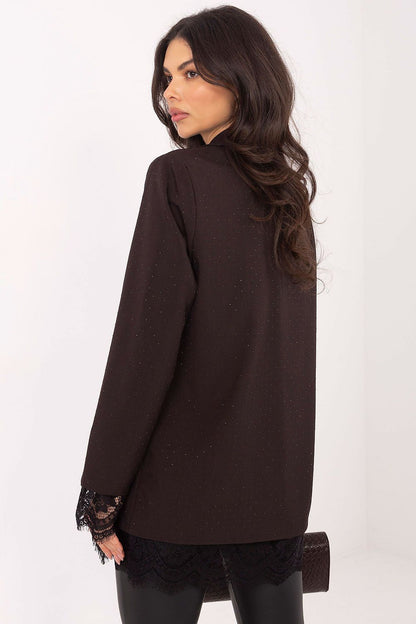   Marynarka Model IT-MA-FL9916-1.07P Dark Brown - Italy Moda 