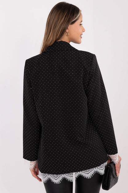   Marynarka Model IT-MA-FL9916-2.12P Black/Silver - Italy Moda 