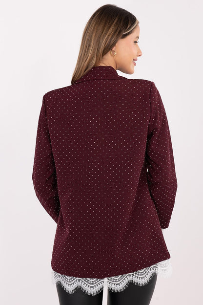   Marynarka Model IT-MA-FL9916-2.12P Bordo - Italy Moda 