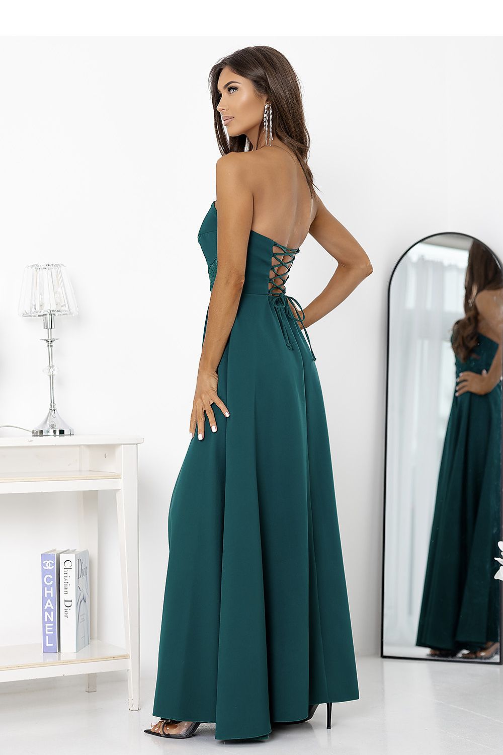  Sukienka Model Rossana 0011460. Bottle Green - With You 