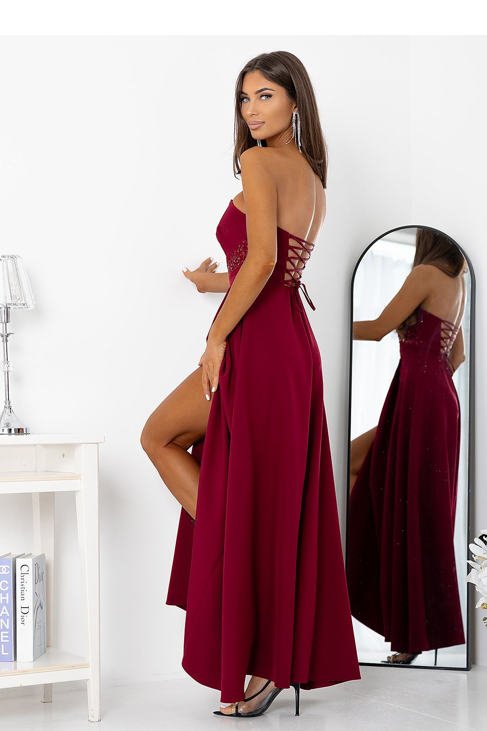  Sukienka Model Rossana 0011460. Bordo - With You 