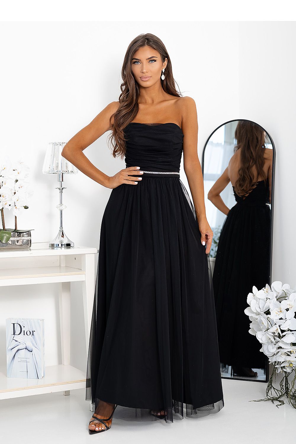  Sukienka Model Noemi Tiul 0011510. Black - With You 
