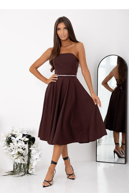  Sukienka Model Aurelia 011270. Czekolada - With You 