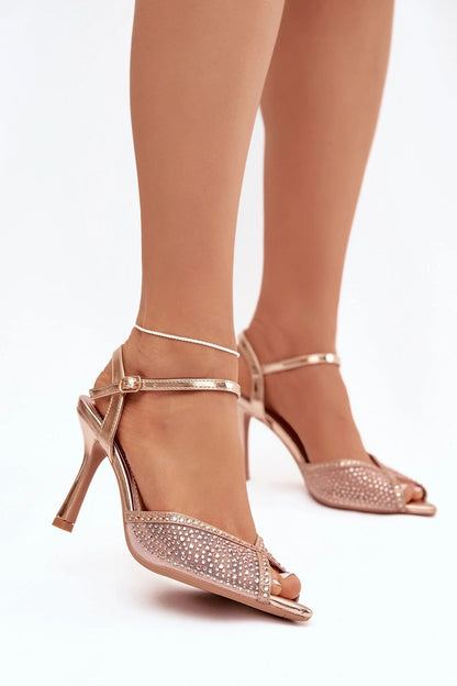  Sandały Model Peloria 5543 Szampan - Step in style 