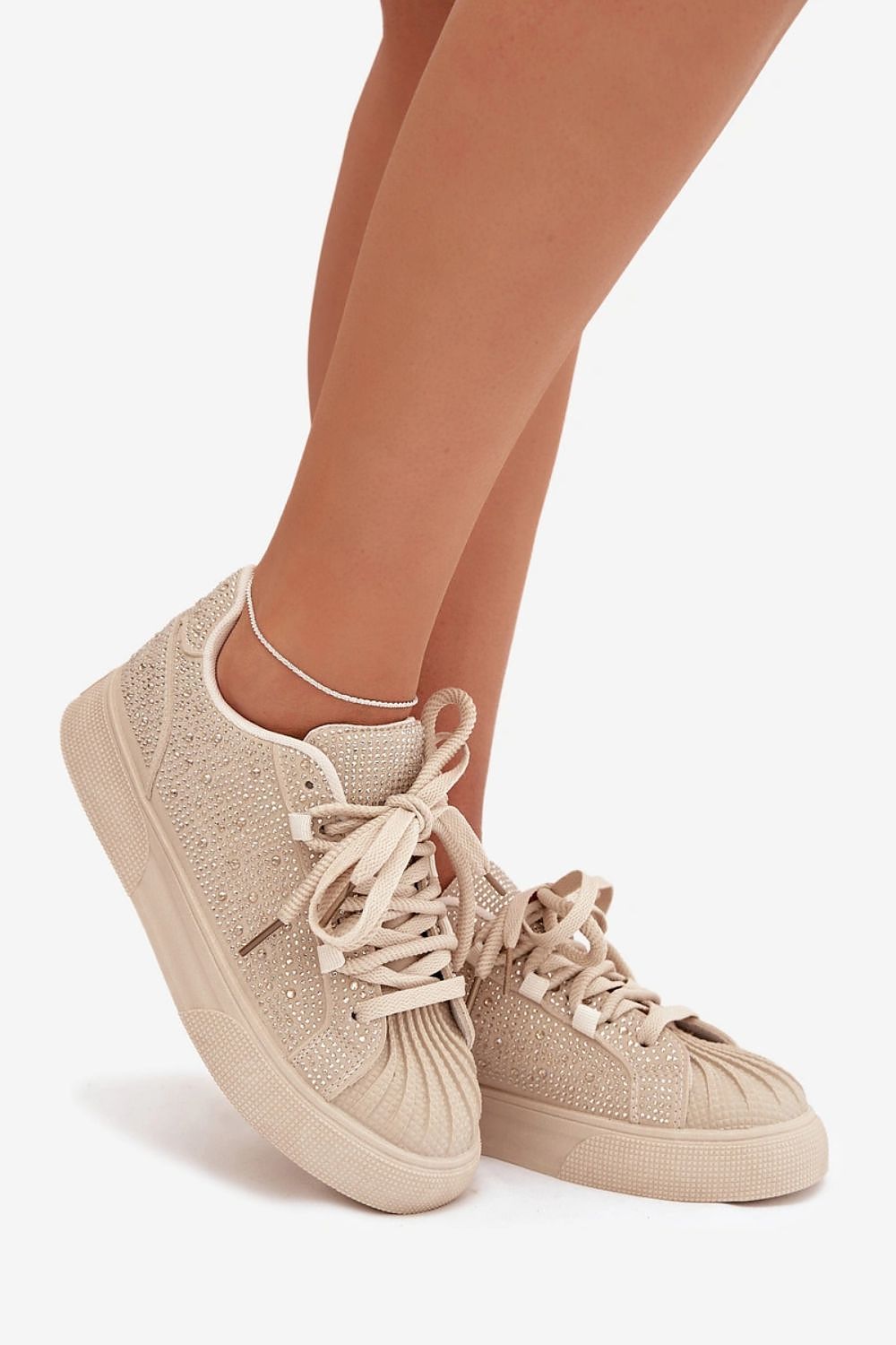   Buty Sportowe Model Calissea 9031 Beige - Step in style 