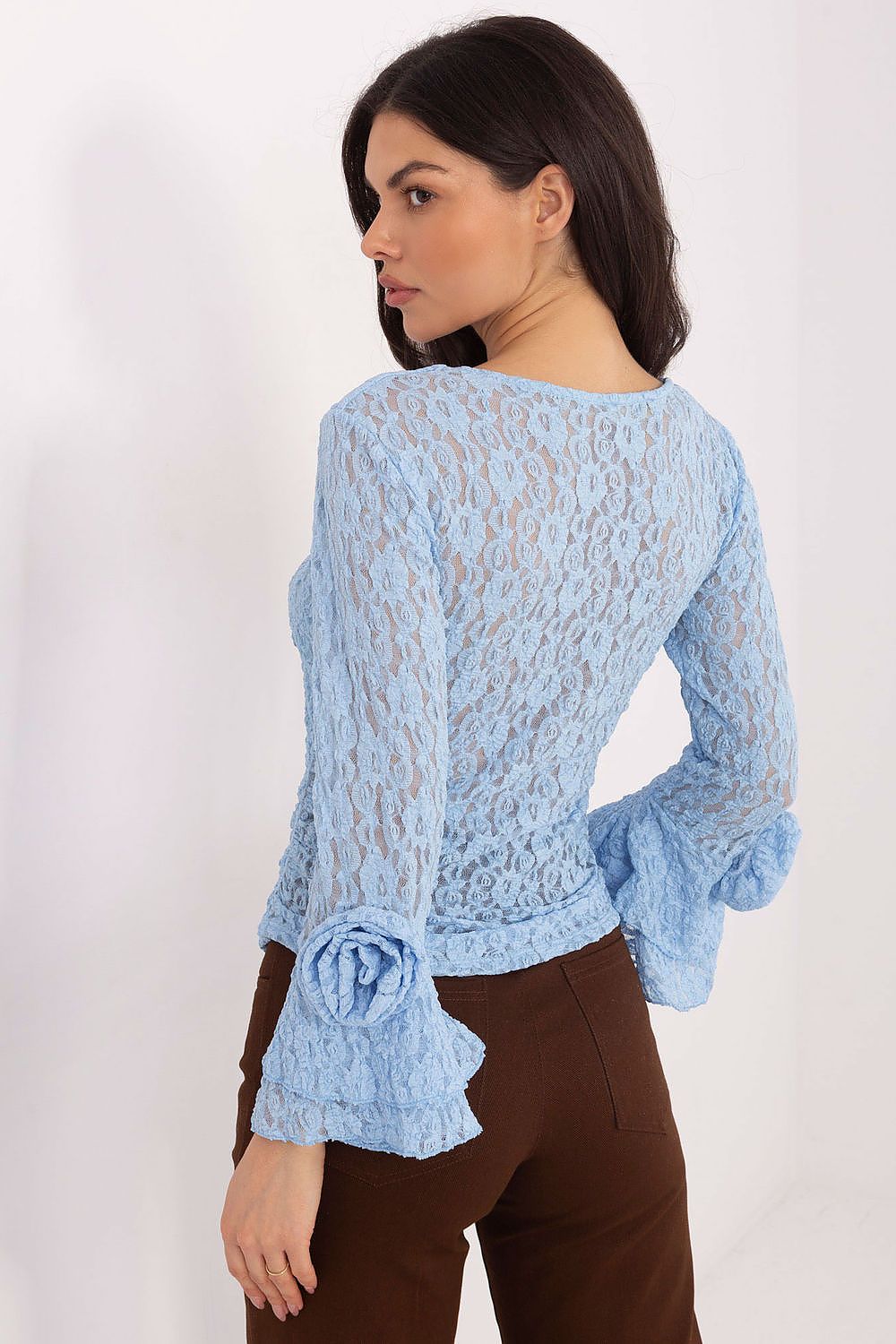   Bluzka Model IT-BZ-22122.85 Light Blue - Italy Moda 