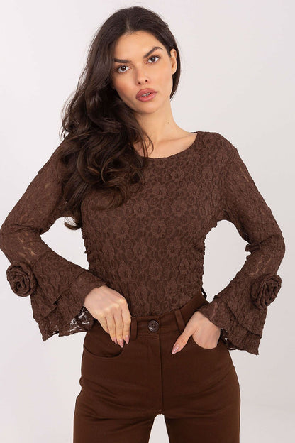   Bluzka Model IT-BZ-22122.85 Brown - Italy Moda 